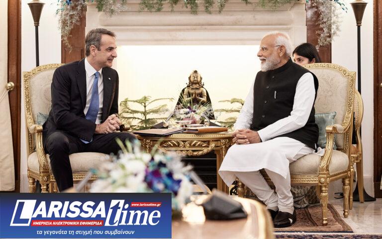 Μητσοτάκης σε Μόντι: Πύλη της Ινδίας στην Ευρώπη η Ελλάδα – Ενίσχυση της συνεργασίας σε άμυνα και εμπόριο