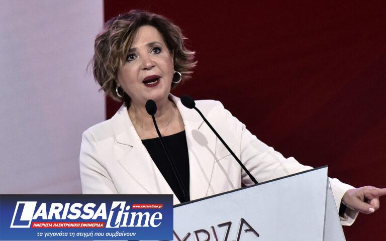 Υποψήφια πρόεδρος του ΣΥΡΙΖΑ η Ολγα Γεροβασίλη