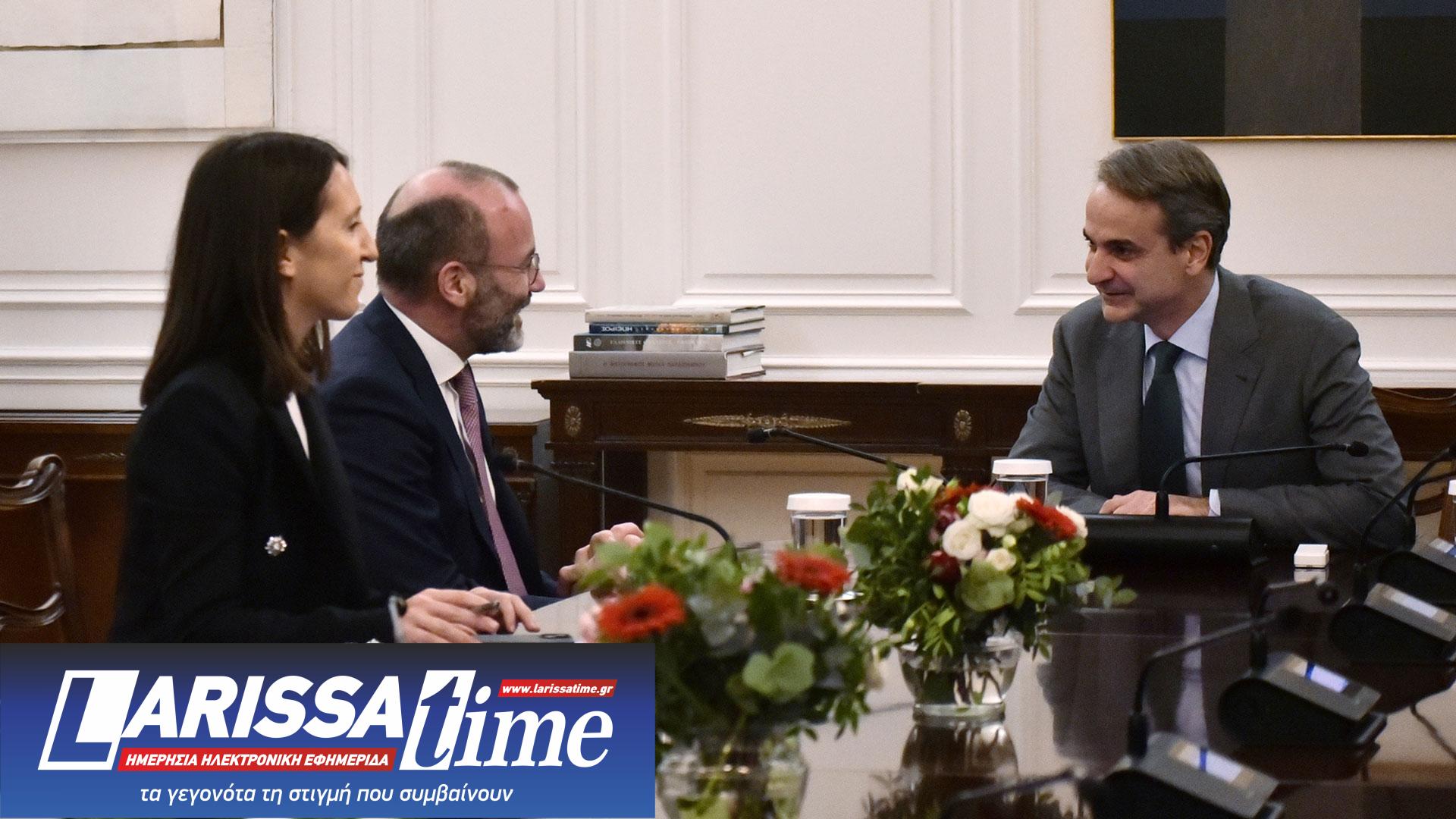 Συνάντηση Κυρ. Μητσοτάκη με τον πρόεδρο του ΕΛΚ-1