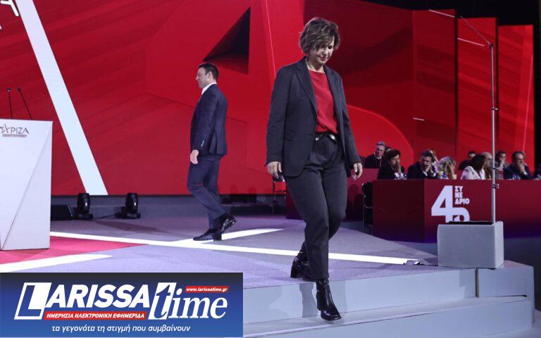 Γεροβασίλη: «Σεβαστή η απόφαση του συνεδρίου – Ο πρόεδρος να σταματήσει να λειτουργεί διχαστικά»