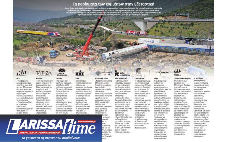 Τέμπη: Κάθε κόμμα και πόρισμα – Επεισοδιακή η τελευταία πράξη της Εξεταστικής