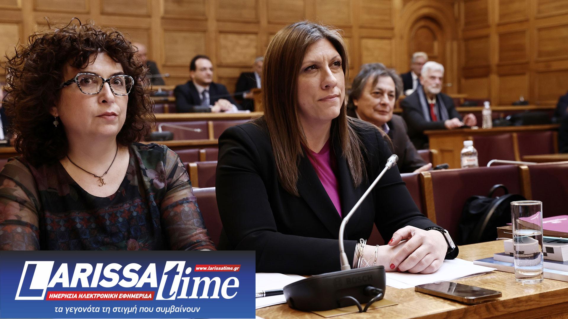 Εξεταστική για Τέμπη: Οι διαξιφισμοί και η εισβολή της Ζωής Κωνσταντοπούλου στην αίθουσα-1