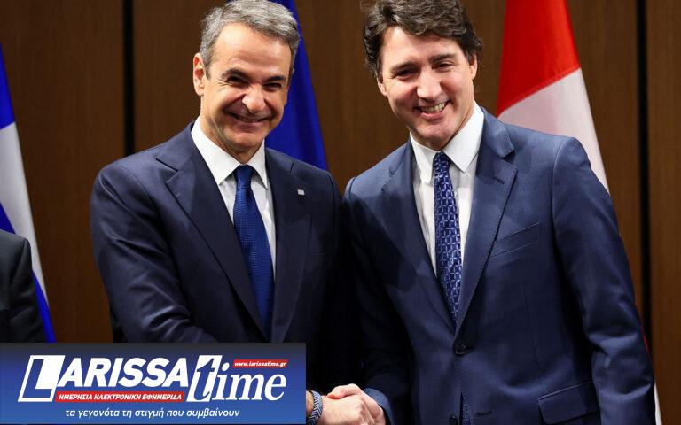 Υπογραφή συμφωνίας για επτά νέα Canadair στη συνάντηση Μητσοτάκη-Τριντό