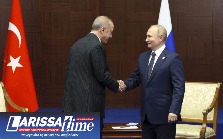 Τηλεφωνική επικοινωνία Πούτιν – Ερντογάν: Ο Τούρκος πρόεδρος συνεχάρη τον Ρώσο για την επανεκλογή του