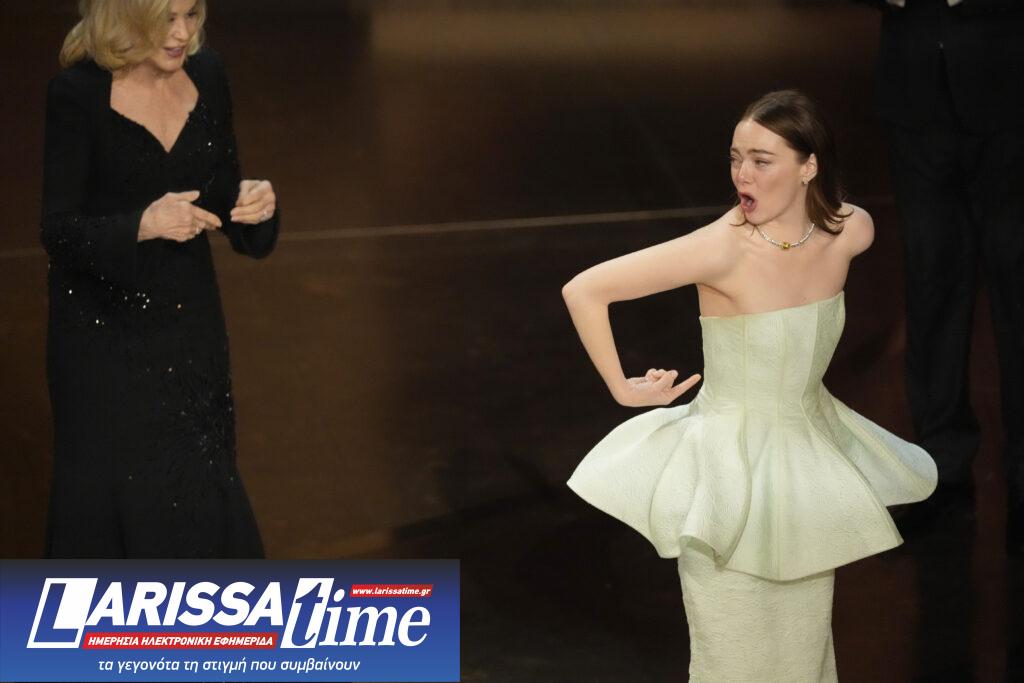 Όσκαρ 2024 – Τα highlights της βραδιάς: Το φερμουάρ της Έμμα Στόουν, ο γυμνός Τζον Σένα και τα καρφιά του Τζίμι Κίμελ