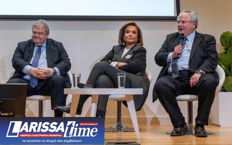 Βενιζέλος, Μπακογιάννη και Κοτζιάς αναλύουν την πορεία της ελληνικής εξωτερικής πολιτικής