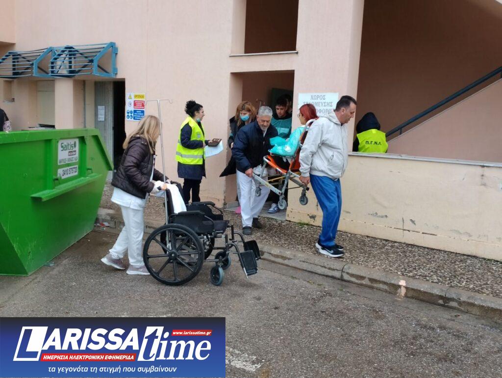 Πανεπιστημιακό Νοσοκομείο Λάρισας: Άσκηση εκκένωσης από σεισμό και φωτιά