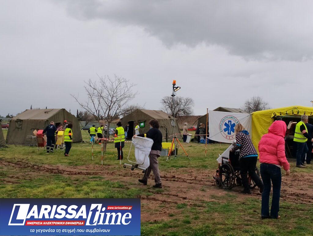 Πανεπιστημιακό Νοσοκομείο Λάρισας: Άσκηση εκκένωσης από σεισμό και φωτιά