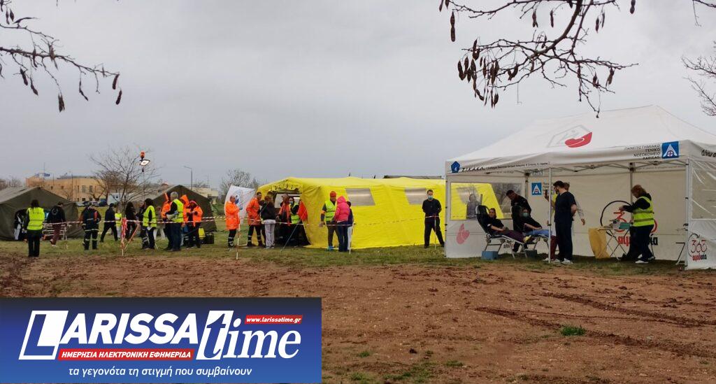 Πανεπιστημιακό Νοσοκομείο Λάρισας: Άσκηση εκκένωσης από σεισμό και φωτιά