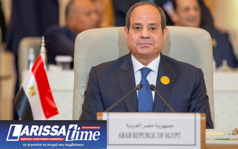 Σίσι: Η Αίγυπτος εργάζεται για την επίτευξη εκεχειρίας στη Γάζα