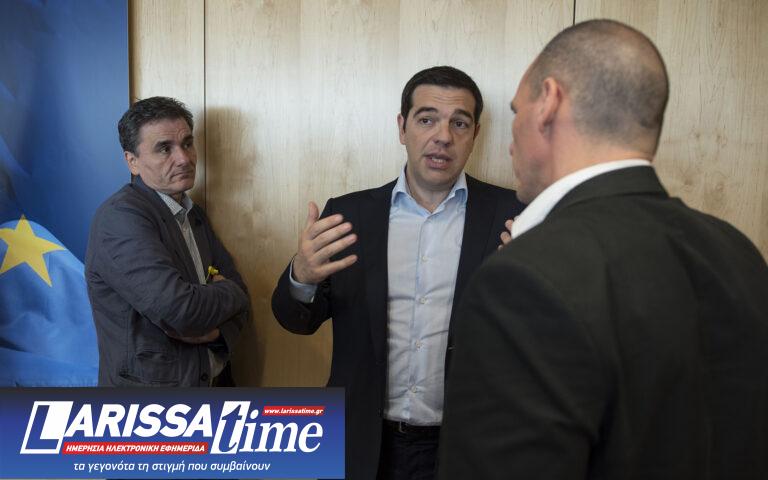 Τσίπρας, Τσακαλώτος και Βαρουφάκης «συνομιλούν» με τον Σόιμπλε για το 2015