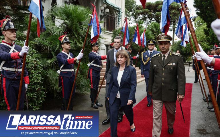 Κατ. Σακελλαροπούλου: Επίσημη επίσκεψη στην Ουρουγουάη