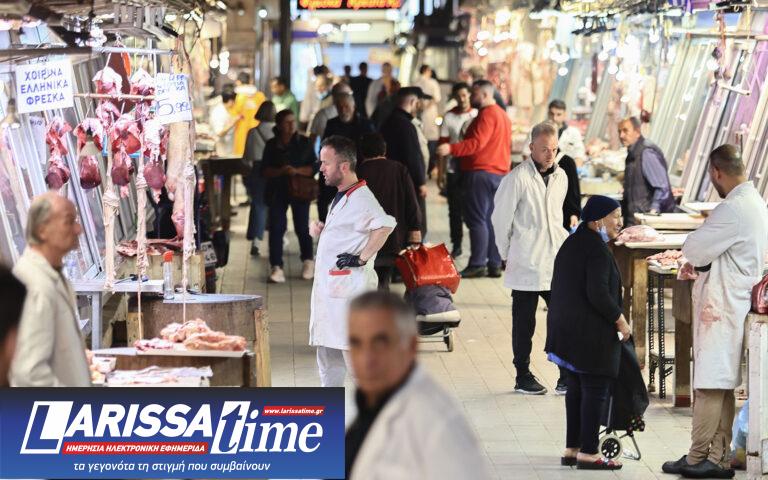 Στη Βαρβάκειο Αγορά ο Μητσοτάκης