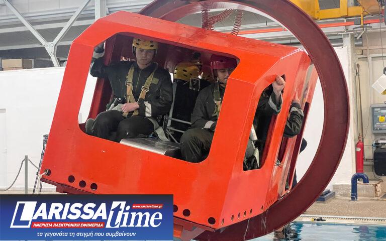 Διαφυγή από βυθιζόμενο ελικόπτερο – Η «Κ» στη Σχολή Αεροπορίας Ναυτικού