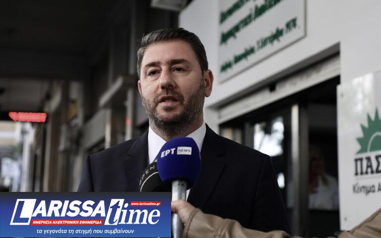 Ανδρουλάκης για Τέμπη: Στον Αρειο Πάγο τη Δευτέρα για τις συνομιλίες τη νύχτα του δυστυχήματος