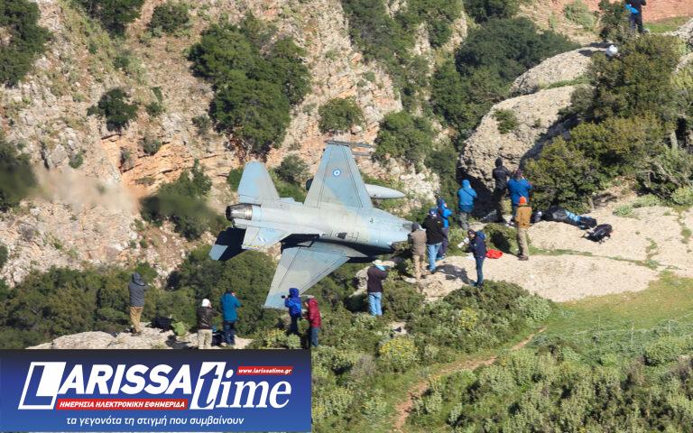Το Mach Loop της Ελλάδας – Χαμηλές πτήσεις μαχητικών στο φαράγγι του Βουραϊκού-1