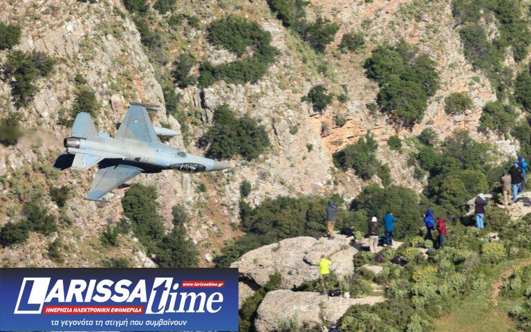 Το Mach Loop της Ελλάδας – Χαμηλές πτήσεις μαχητικών στο φαράγγι του Βουραϊκού-3