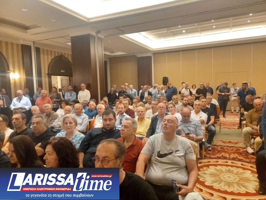 Λάρισα: Σύσκεψη με Κ. Χατζηδάκη και Λ. Αυγενάκη – Επί τάπητος η πορεία ανασυγκρότησης της Θεσσαλίας