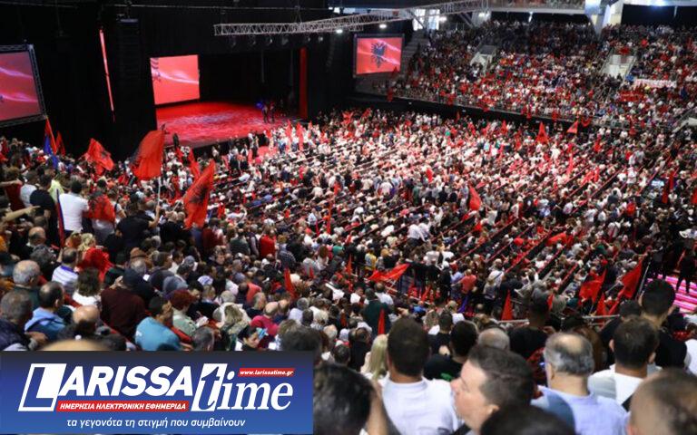 Εντι Ράμα: Υπό δρακόντεια μέτρα ασφαλείας η ομιλία του στο Γαλάτσι (εικόνες)