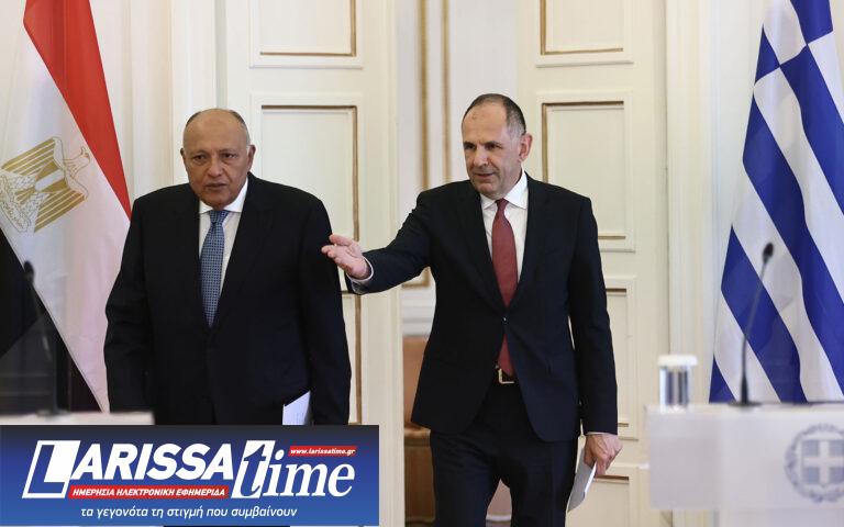 Γ. Γεραπετρίτης: Οι σχέσεις Ελλάδας – Αιγύπτου δεν πρόκειται να ετεροκαθοριστούν