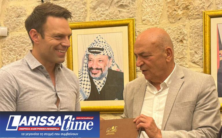 Στ. Κασσελάκης: Το τριπλό μήνυμα από την Παλαιστίνη με το βλέμμα στη «μάχη» της Κεντροαριστεράς