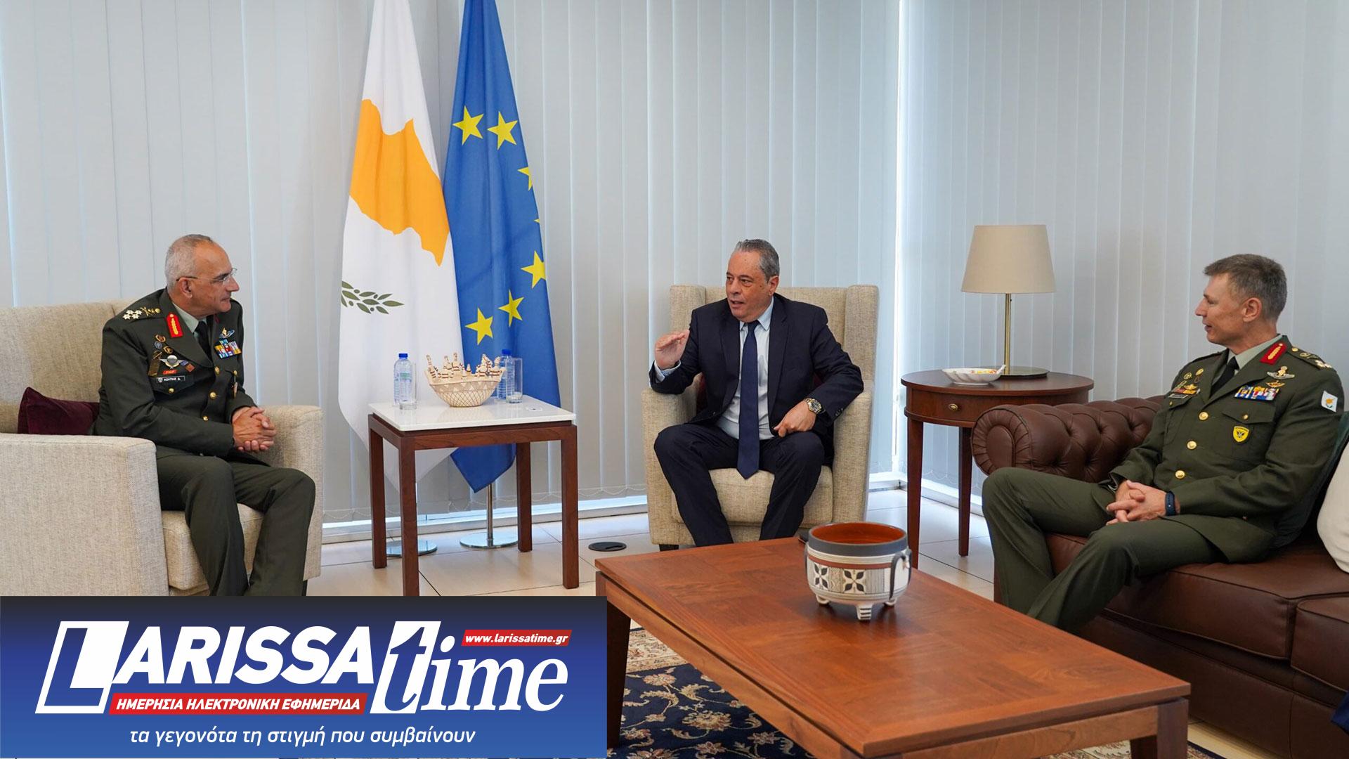 Κύπρος: Ολοκληρώθηκε η επίσκεψη του αρχηγού ΓΕΕΘΑ-1