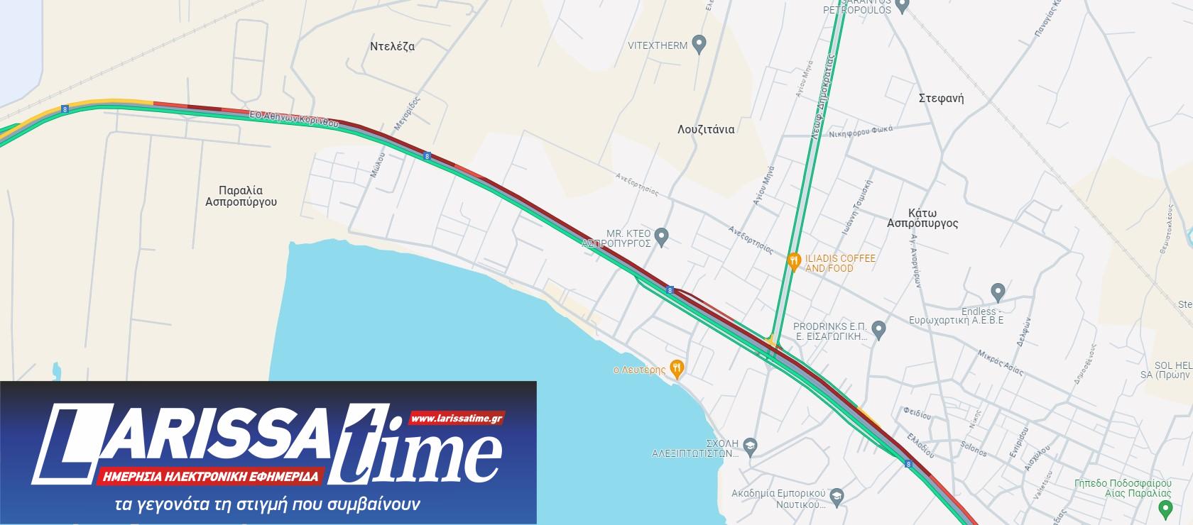 Κίνηση στην Ε.Ο Αθηνών - Κορίνθου