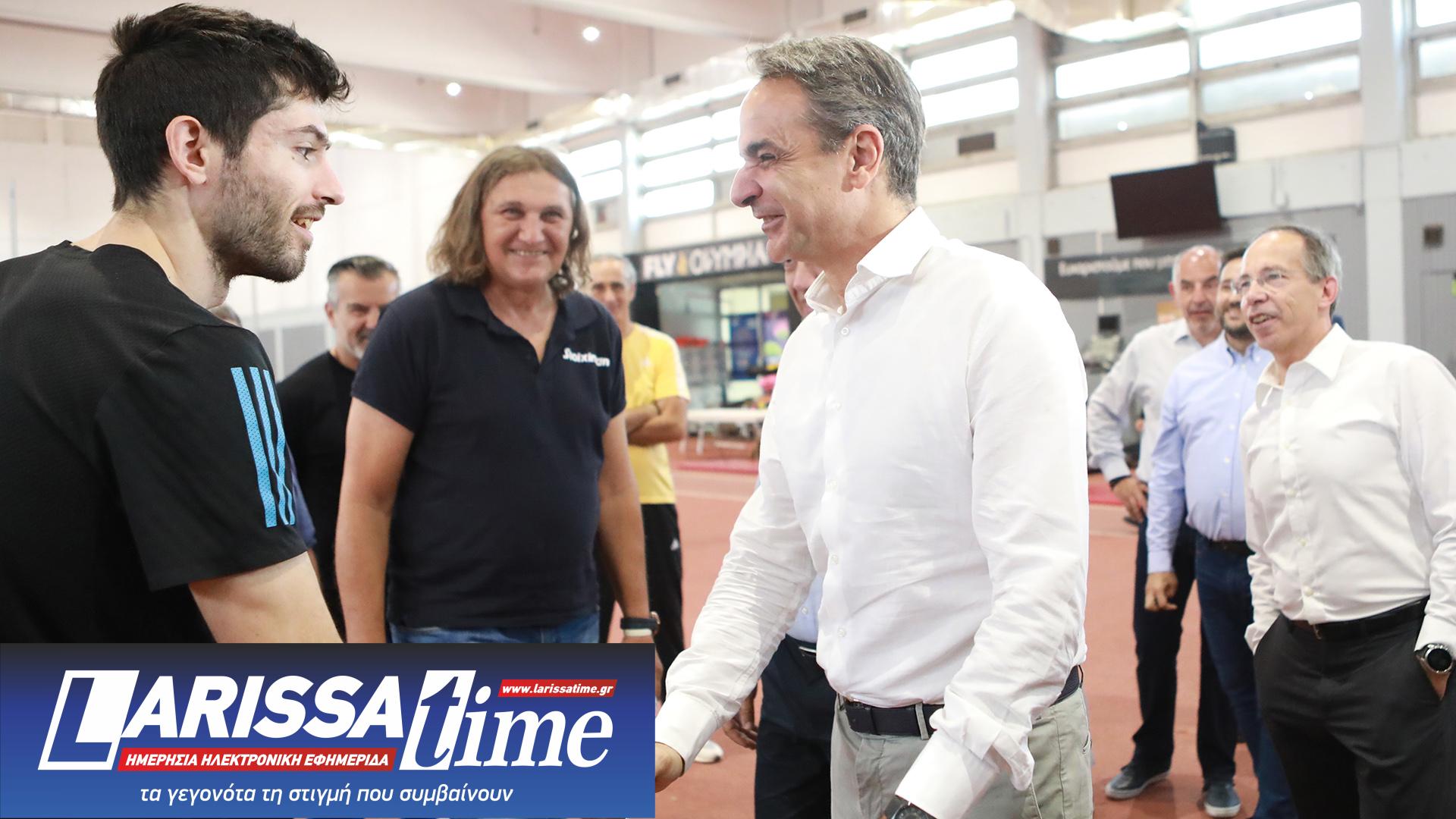 Μητσοτάκης από ΟΑΚΑ: «Στόχος η αναβάθμιση των αθλητικών υποδομών» – Συναντήθηκε με Τεντόγλου και Καραλή-1