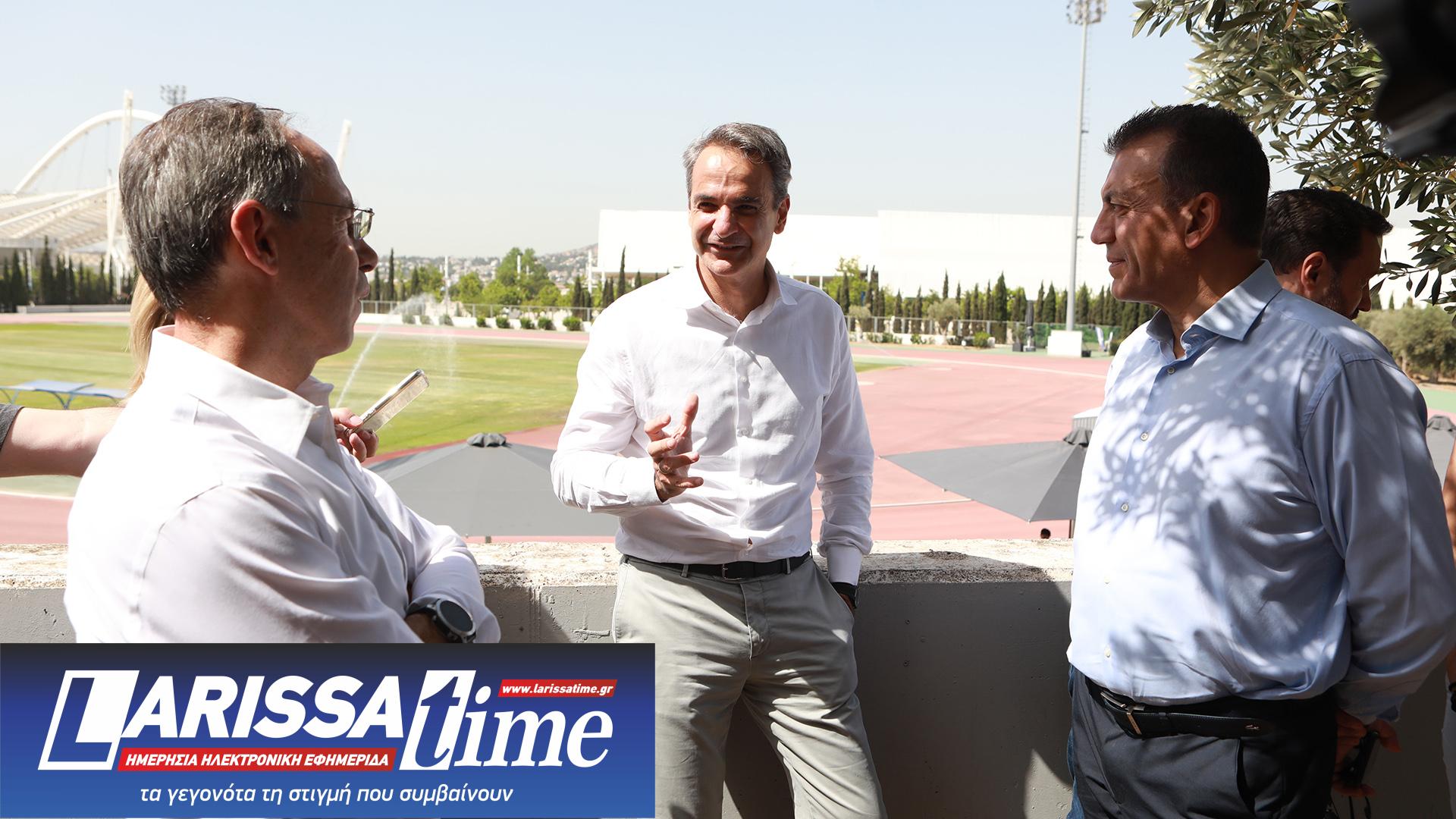 Μητσοτάκης από ΟΑΚΑ: «Στόχος η αναβάθμιση των αθλητικών υποδομών» – Συναντήθηκε με Τεντόγλου και Καραλή-3