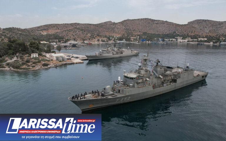 Η φρεγάτα «ΥΔΡΑ» κατέπλευσε στη Σαλαμίνα – Ολοκληρώθηκε η συμμετοχή στην επιχείρηση ΑΣΠΙΔΕΣ