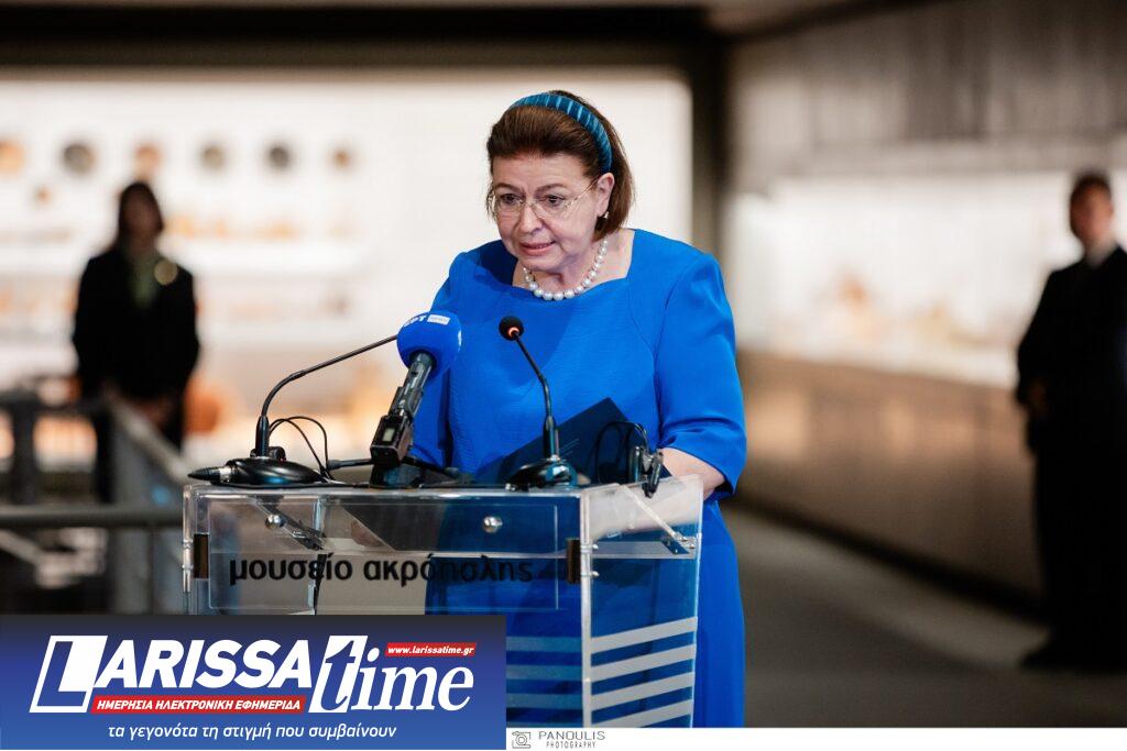 Λ. Μενδώνη: Το Μουσείο της Ακρόπολης ιδανικό για να φιλοξενήσει το σύνολο των Γλυπτών του Παρθενώνα