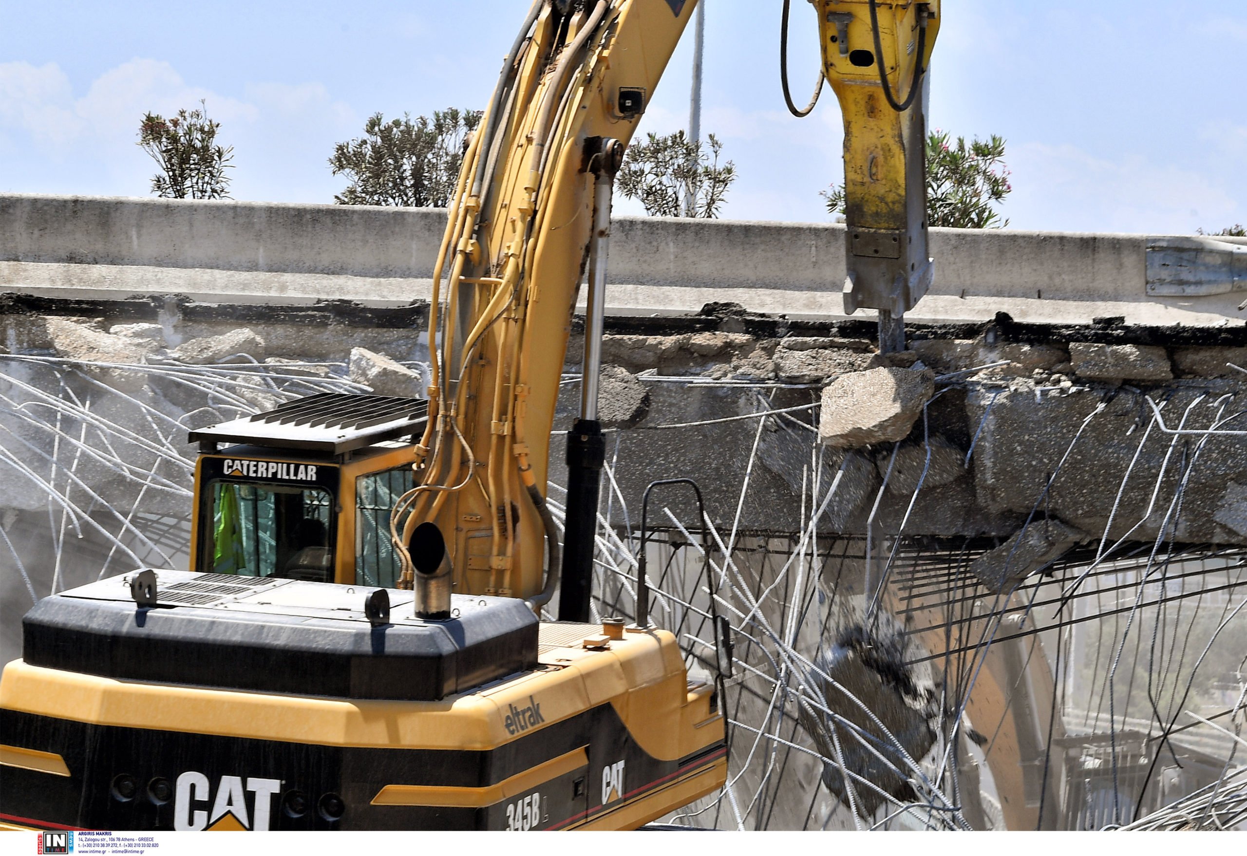 Αθηνών Κορίνθου Γέφυρα κατεδάφιση