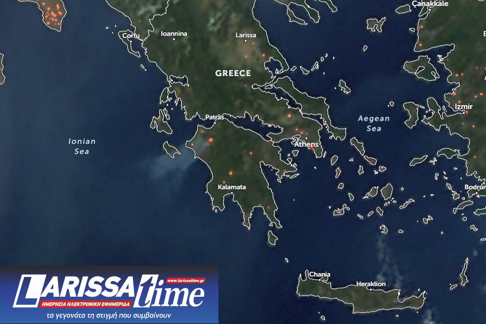 Φωτιά τώρα - Χάρτης πυρκαγιών