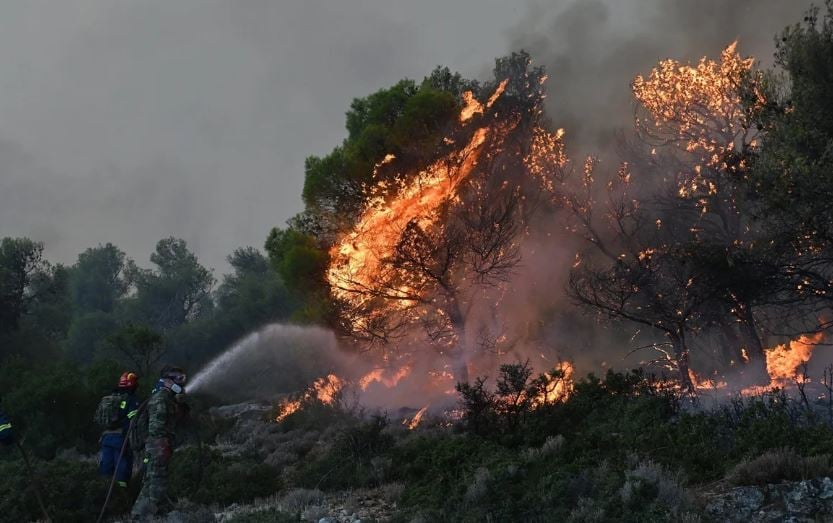 Φωτιά στην Θάσο