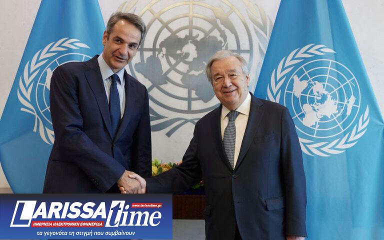 Κυρ. Μητσοτάκης σε Γκουτέρες: Να αξιοποιηθεί κάθε δυνατότητα για λύση του Κυπριακού