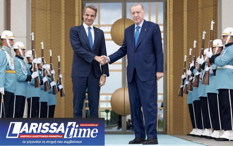 Την Τετάρτη η συνάντηση Μητσοτάκη – Ερντογάν