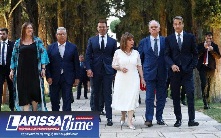 Προεδρικό Μέγαρο: Τα «κλικ» της δεξίωσης για τα 50 χρόνια από την αποκατάσταση της Δημοκρατίας