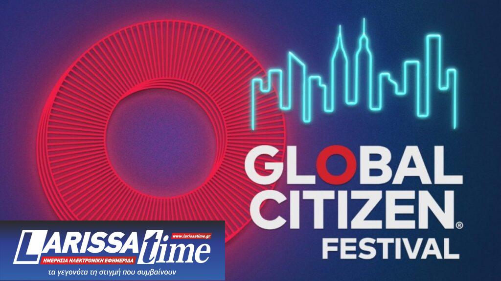 Η Lisa των Blackpink στη σκηνή του Global Citizen Festival 2024
