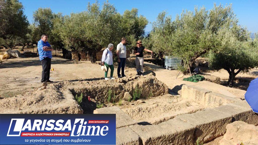 Καλαμάτα: Νέα εντυπωσιακά αρχαιολογικά ευρήματα στην Αρχαία Θουρία – Την ανασκαφή επισκέφθηκε ο δήμαρχος