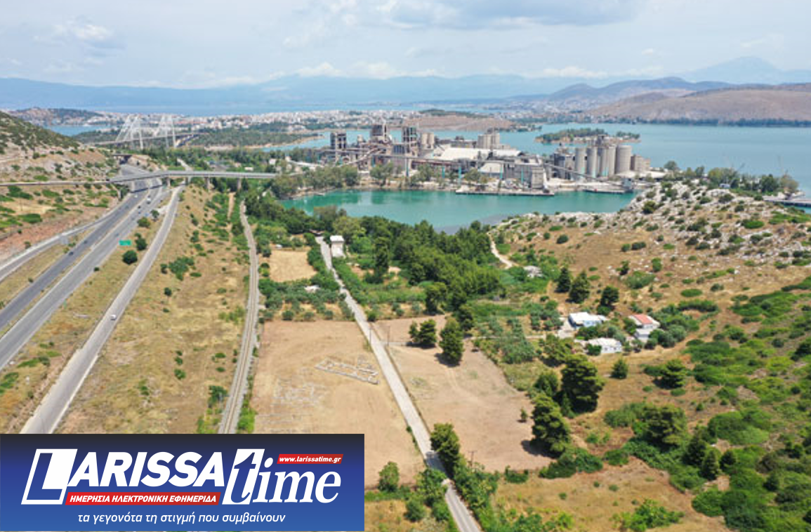 Άποψη-της-θέσης-του-αρχαιολογικού-χώρους-της-Αυλιδείας-Αρτέμιδας-ως-προς-την-πόλη-της-Χαλκίδας-από-ψηλά-1 ΥΠΠΟ: Αποκατάσταση και ανάδειξη του ιερού Αυλιδείας Αρτέμιδος, στην Εύβοια