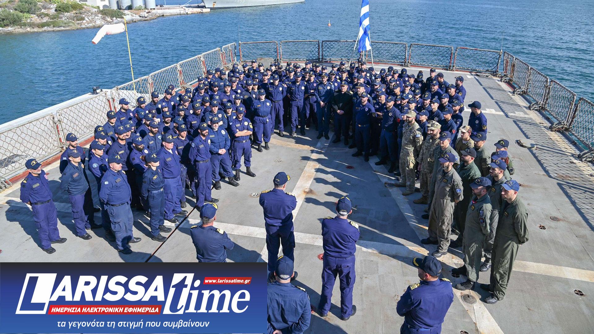 Στον ναύσταθμο Σαλαμίνας η φρεγάτα «Ψαρά» μετά την αποστολή στην Ερυθρά Θάλασσα-1