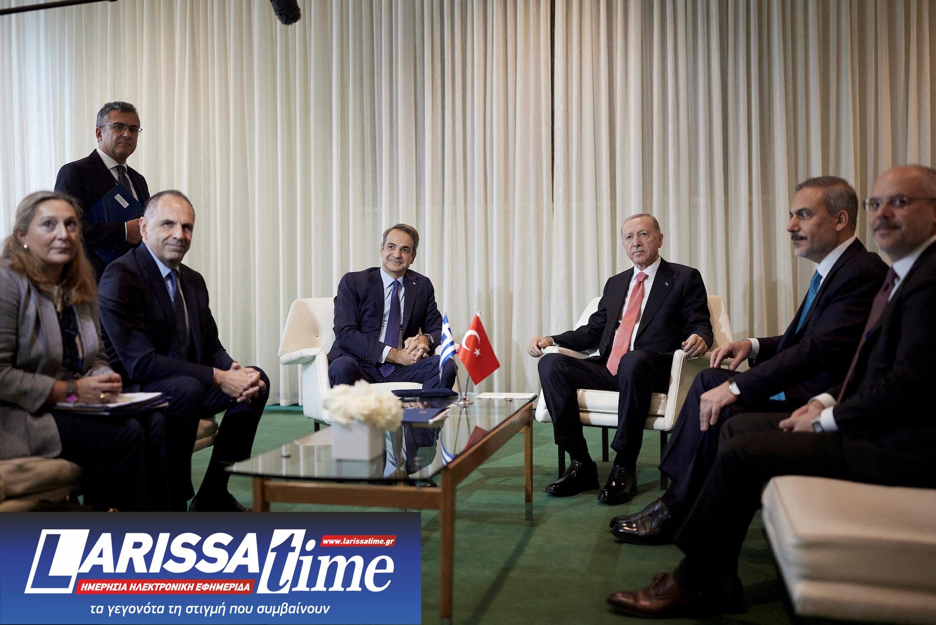 Μητσοτάκης – Ερντογάν: «Συμφώνησαν να εντατικοποιήσουν τη συνεργασία στο μεταναστευτικό»-1