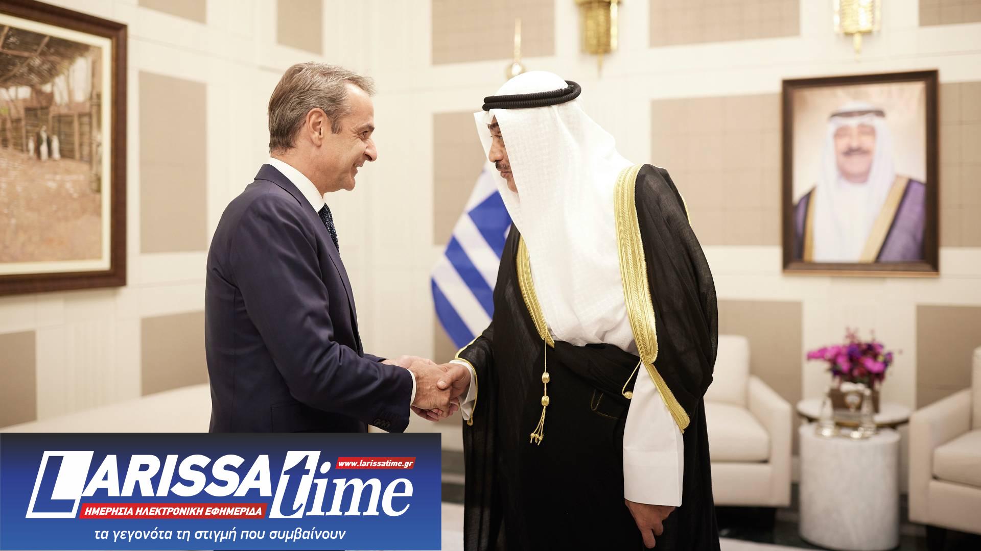 Νέα Υόρκη: Συνάντηση Μητσοτάκη με τον πρίγκιπα διάδοχο του Κουβέιτ-1