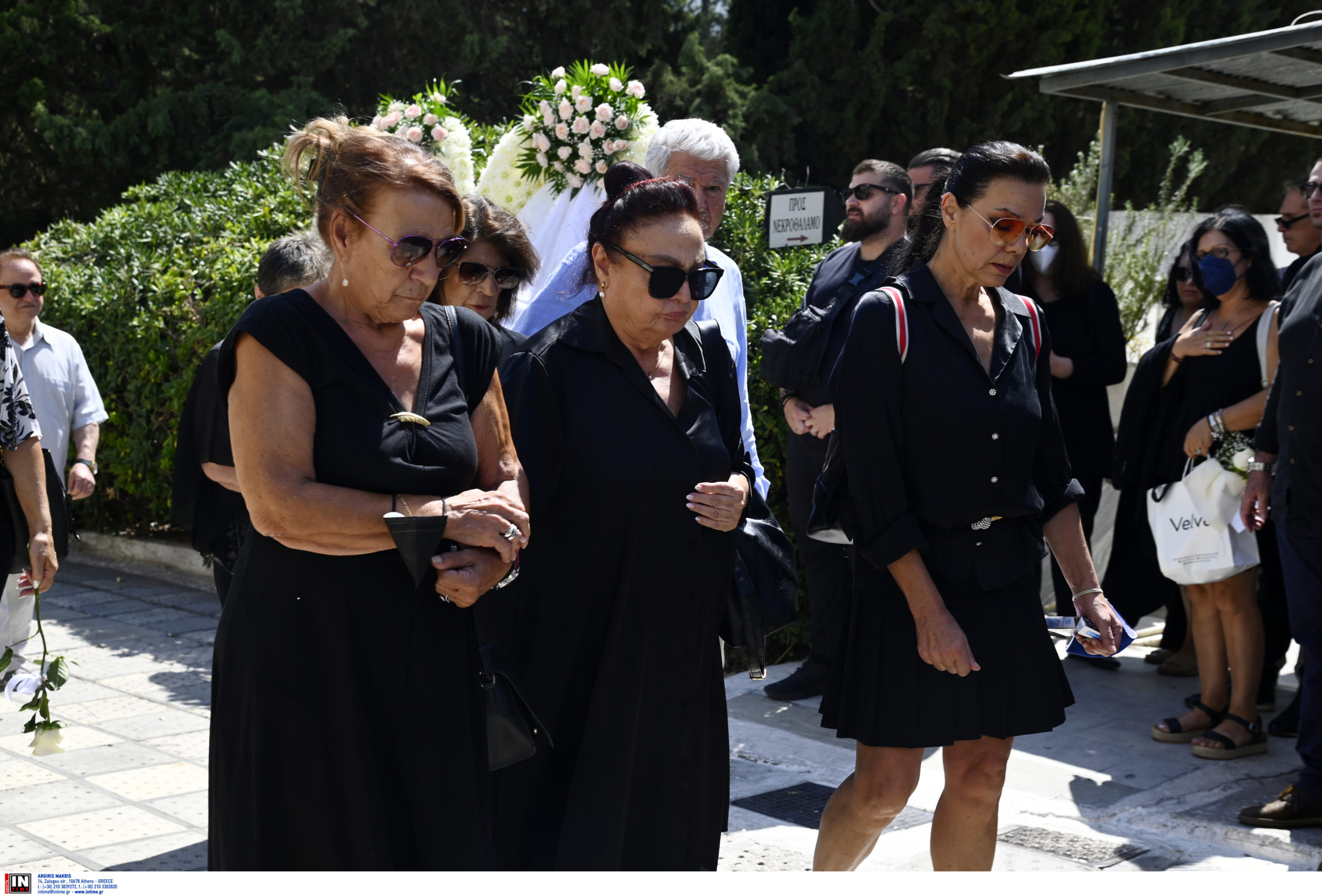 Μίρκα Παπακωνσταντίνου - Δάνης Κατρανίδης κηδεία