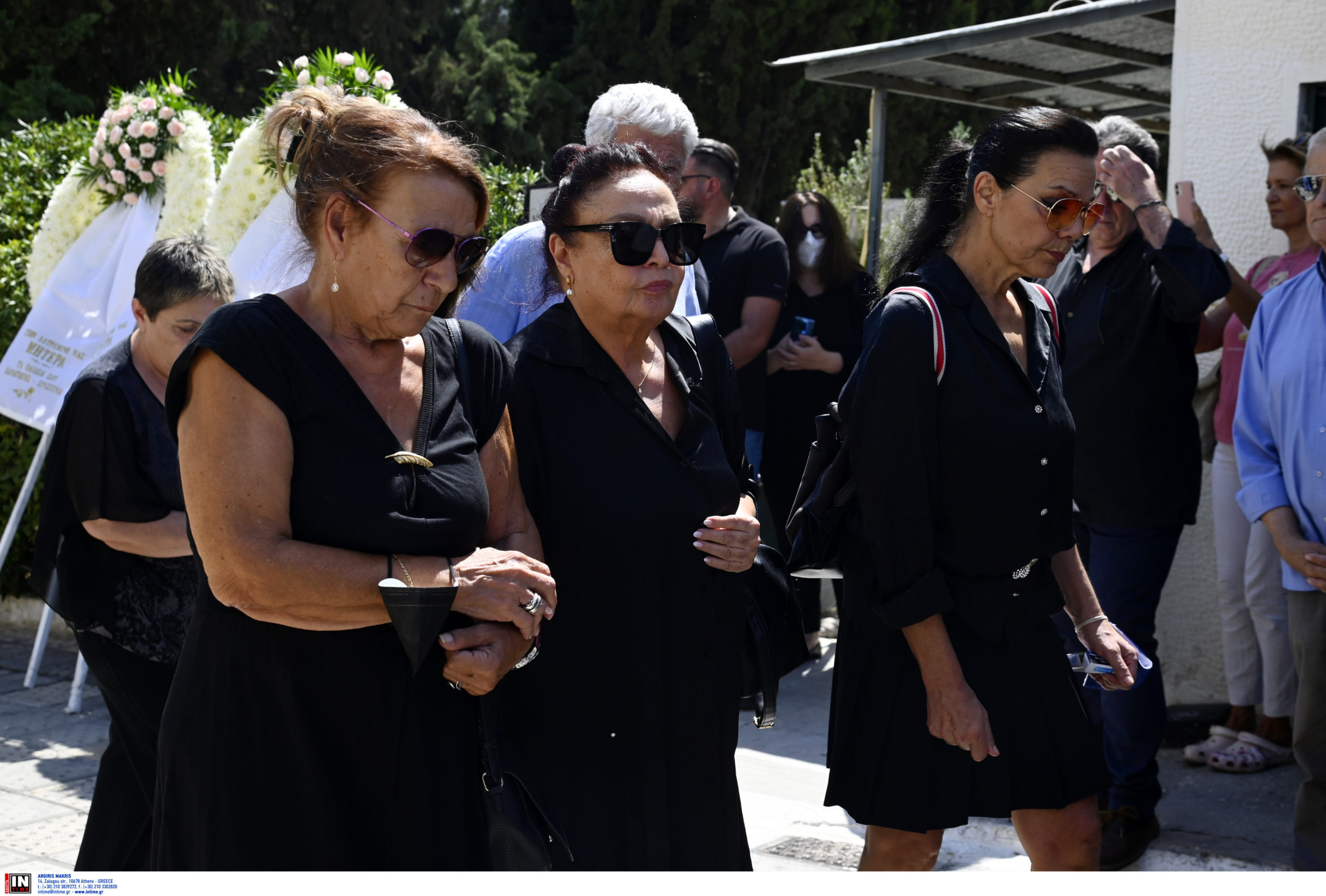 Μίρκα Παπακωνσταντίνου - Δάνης Κατρανίδης κηδεία