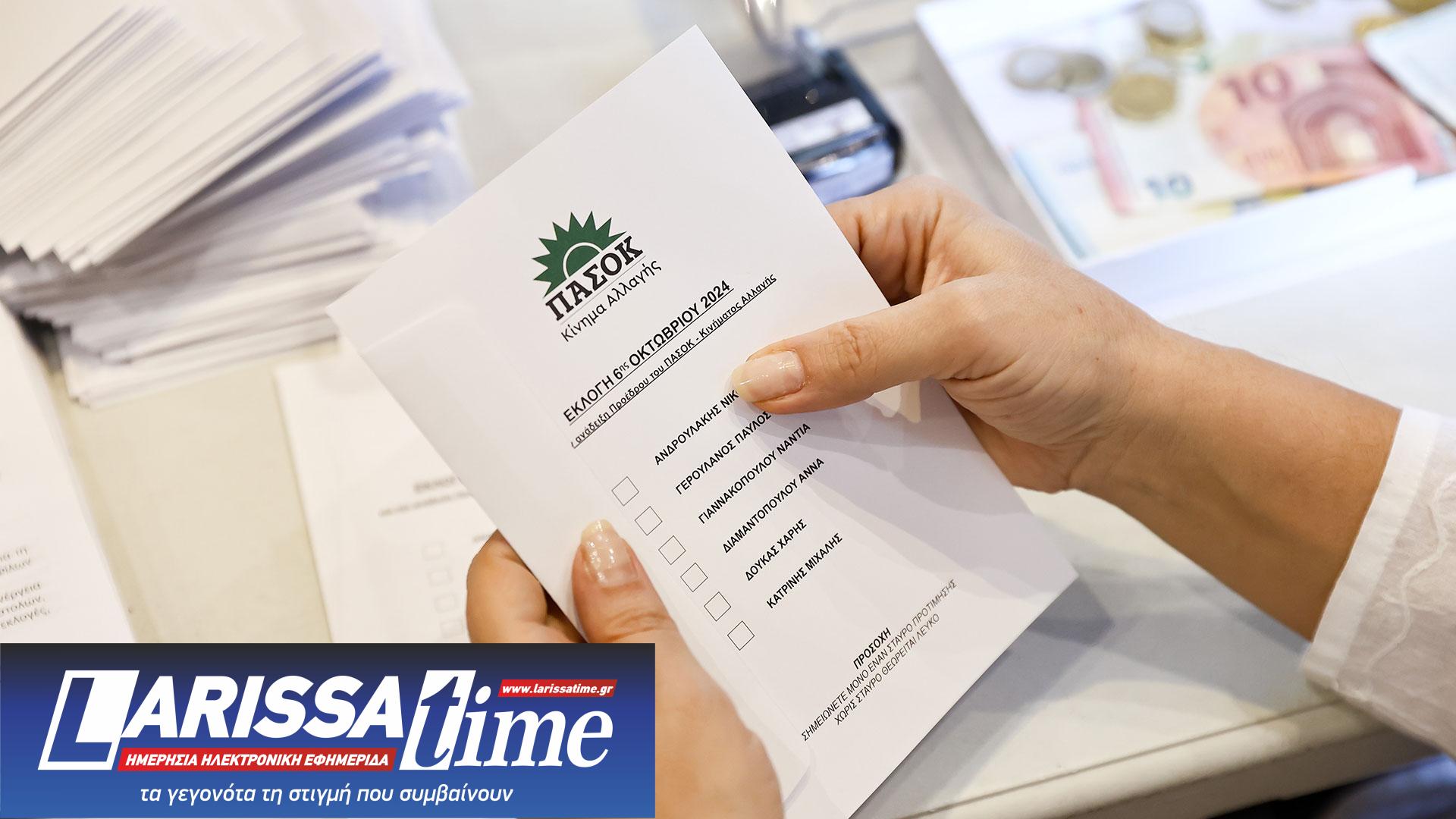 Εκλογές στο ΠΑΣΟΚ: Πρωτιά Ανδρουλάκη, στον β’ γύρο μετά από θρίλερ ο Δούκας-1