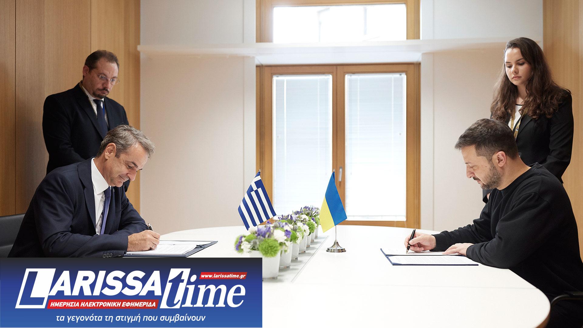 Συμφωνία σε θέματα ασφάλειας υπέγραψαν Μητσοτάκης-Ζελένσκι-2