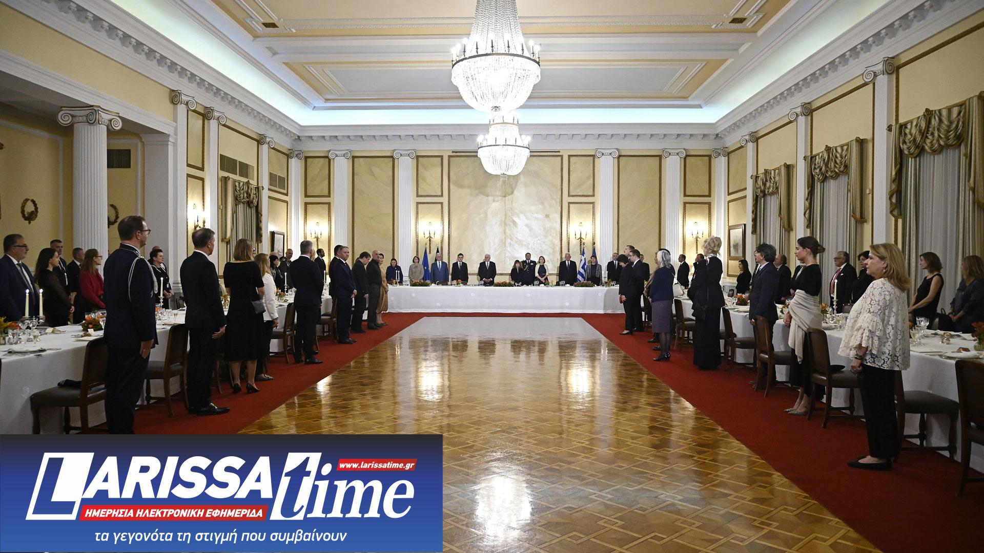 Δεξίωση στο Προεδρικό Μέγαρο προς τιμήν του Σταϊνμάιερ-1