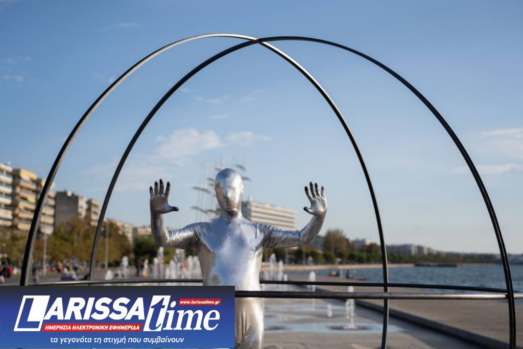 Θεσσαλονίκη: Ολοκληρώνεται το Flow η  performance του Α. Μιχαήλ και μεταφέρεται στη διασταύρωση Λ. Στρατού και Αγγελάκη