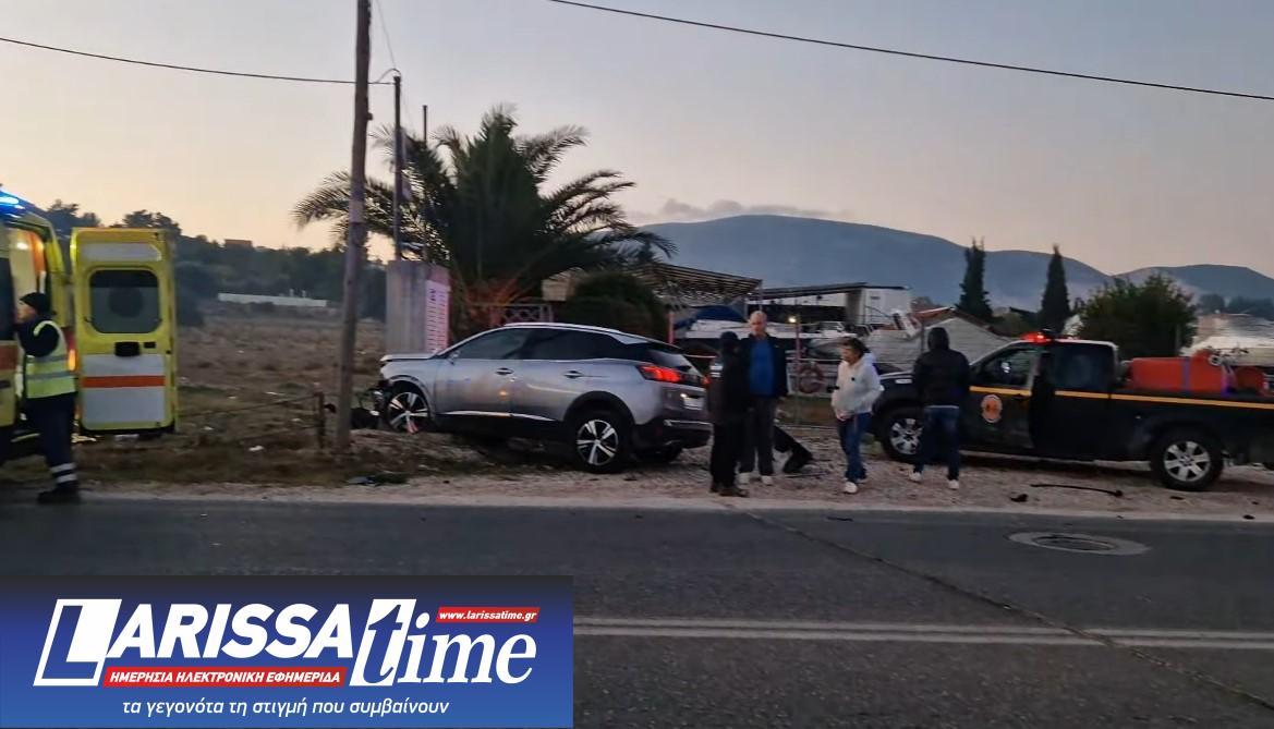 Εικόνα που δείχνει το Ι.Χ. αυτοκίνητο που ενεπλάκη στο τροχαίο στο Πόρτο Ράφτη